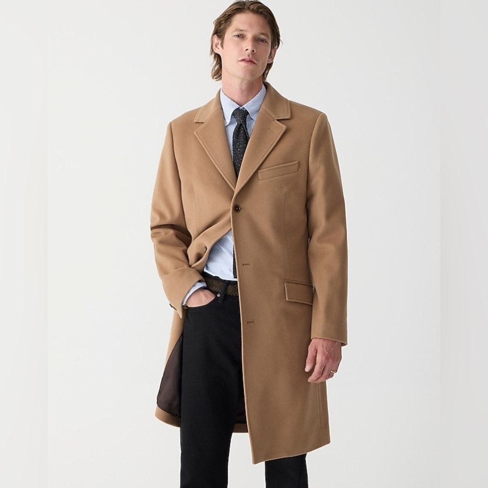 J Crew Ludlow topcoat in wool blend BS469